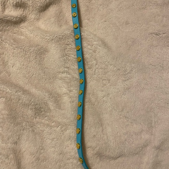 Turquoise leather wrap bracelet - Picture 2 of 4